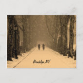 Wintry Brooklyn Briefkaart (Voorkant)