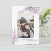 Wintry Days Kerstfeestay Fotokaart Feestdagenkaart (Staand voorkant)