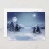 Wintry hilltop briefkaart (Voorkant / Achterkant)