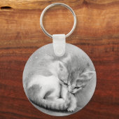 Wintry Kat Sleutelhanger (Voorkant)