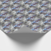 Wintry kerstboom cadeaupapier (Hoek)