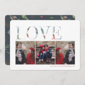 Wintry kerstcadeaukaart feestdagenkaart (Voorkant / Achterkant)