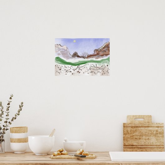 Wintry Mix Poster (Keuken)