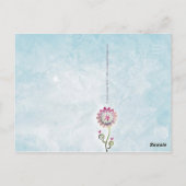 Wintry Prince briefkaart (Achterkant)