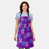 Wintry Snowflakes Schort (Gedragen)