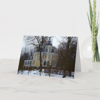 Wintry Victorian Feestdagen Kaart