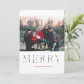 Wintry Wonderland Holiday Flat Kaart (Staand voorkant)