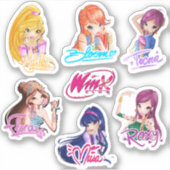 Winx Club Meisjes Stickers (Voorkant)