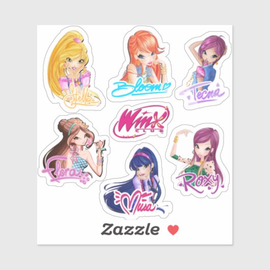 Winx Club Meisjes Stickers (Vel)
