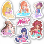 Winx Club Meisjes Stickers (Voorkant)