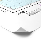 Winyah Bay to Bulls Bay nautische kaart 11531 Poster (Hoek)