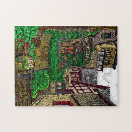 Winzerschenke Legpuzzel (Horizontaal)