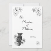 Wio's wordt uitgenodigd voor Geweldige bruiloft Kaart (Achterkant)