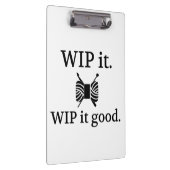 WIP het Goed ・ Knit Crochet Crafts Klembord (Rechts)