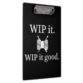 WIP het Goed ・ Knit Krochet {Donker} Klembord (Rechts)