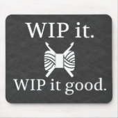 WIP het Goede de Textielvlotten van het Gehaakje Muismat (Voorkant)