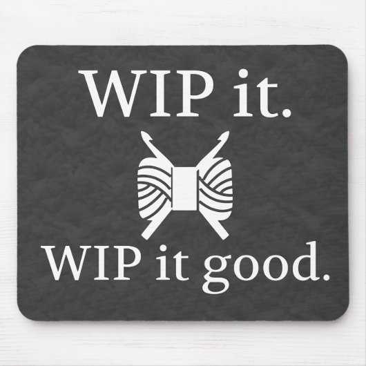 WIP het Goede de Textielvlotten van het Gehaakje Muismat (Voorkant)