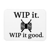 WIP het Goede Gehaakte Kraft Magneet (Horizontaal)