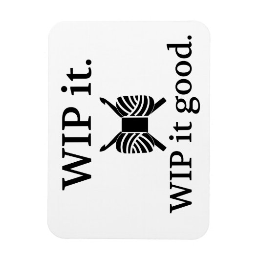 WIP het Goede Gehaakte Kraft Magneet (Verticaal)