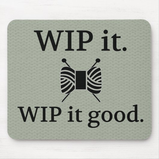 WIP het Goede Uitstekende Getextureerde Kunsten Muismat (Voorkant)