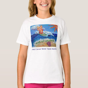 Wipe Out Cancer Engel Team T-shirt - Aanpasoptie