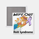 Wipe Out Rett Syndrome Magneet (Voorkant / Achterkant)