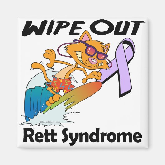 Wipe Out Rett Syndrome Magneet (Voorkant)