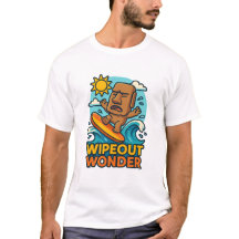 Wipeout Moai Chibi Surf mislukt