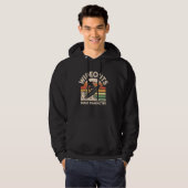 Wipeouts bouwen karakter grappig surfen hoodie (Voorkant volledig)