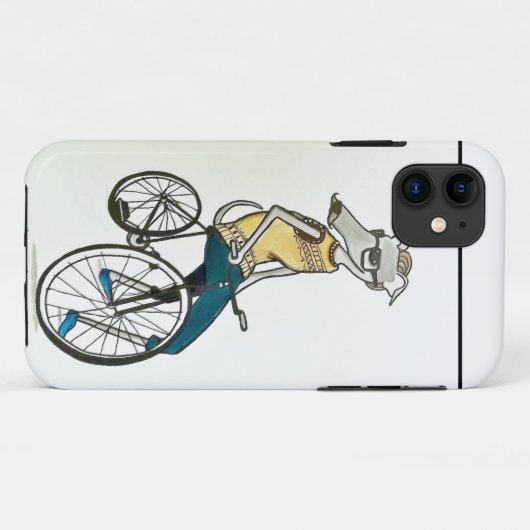 Wippet hipster (fiets) Case-Mate iPhone case (Achterkant (horizontaal))