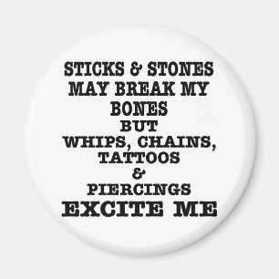 Wips Chains Tattoos & Piercings Magneet