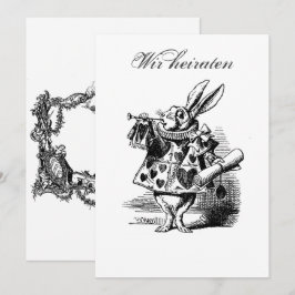 Wir heiraten – Vermählung – Hochzeit – Invitation Kaart