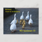 Wir kommen briefkaart (Voorkant)