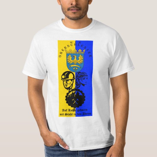 Wir Oberschlesier Design 02 T-shirt (Voorkant)