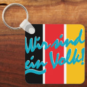 WIR SIND EIN VOLK! SLEUTELHANGER (Voorkant)