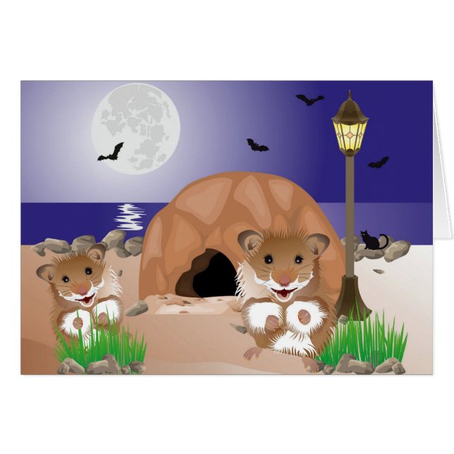 Wir sind umgezogen Karte (Voorkant Horizontaal)