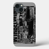 Wirbelwind iPhone / iPad case (Achterkant)