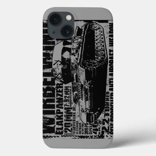 Wirbelwind iPhone / iPad case (Achterkant)