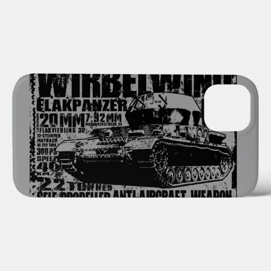 Wirbelwind iPhone / iPad case (Achterkant (horizontaal))