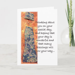 Wire Art Birthday Wenskaart Kaart