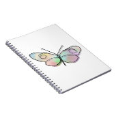 Wire Butterfly Round Notitieboek (Rechterzijde)