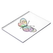 Wire Butterfly Round Notitieboek (Linkerzijde)