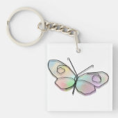 Wire Butterfly Sleutelhanger (voorkant)