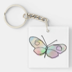 Wire Butterfly Sleutelhanger