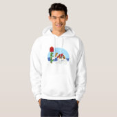 Wire Fox Kerstmail Hoodie (Voorkant volledig)