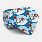 Wire Fox Kerstmail Stropdas (Opgerold)