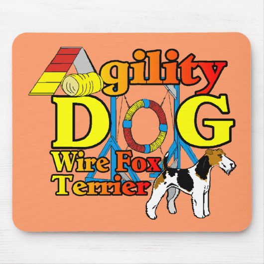 Wire_Fox_Terrier_Agility_ Muismat (Voorkant)