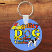 Wire_Fox_Terrier_Agility_ Sleutelhanger (Voorkant)