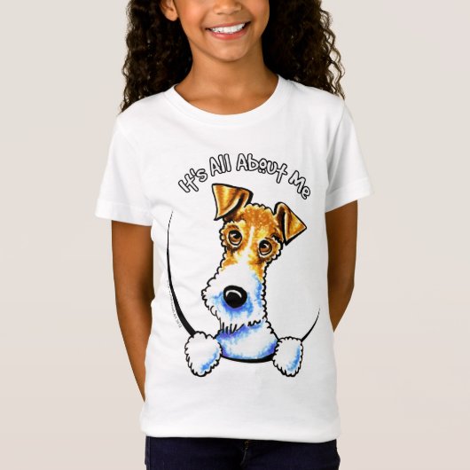Wire Fox Terrier, alles over mij IAAM T-shirt (Voorkant)