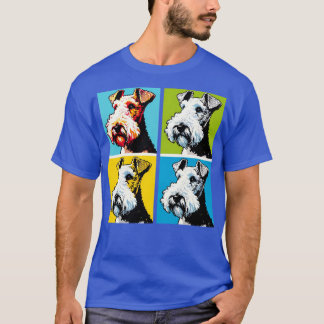 Wire Fox Terrier Art Hondenliefhebbers T-shirt